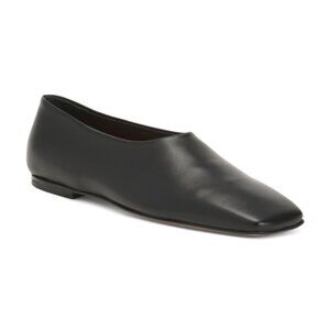 NEOUS Made In Italy Leather Atlas Square Toe Flats